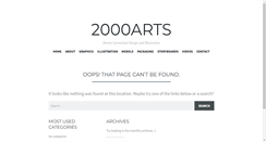 Desktop Screenshot of 2000arts.com